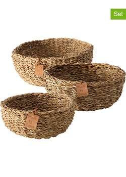 Boltze Kosze (3 szt.) "Sophy" w kolorze brązowym ze sklepu Limango Polska w kategorii Pojemniki kuchenne - zdjęcie 188713815