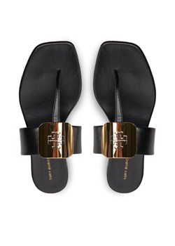 Tory Burch Japonki 154236 Czarny ze sklepu MODIVO w kategorii Klapki damskie - zdjęcie 188713869