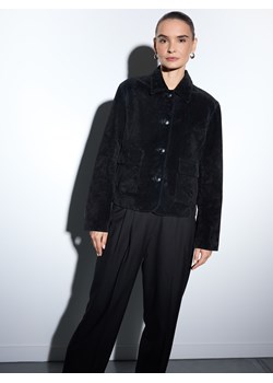 Mohito - Zamszowa kurtka - czarny ze sklepu Mohito w kategorii Kurtki damskie - zdjęcie 188714278