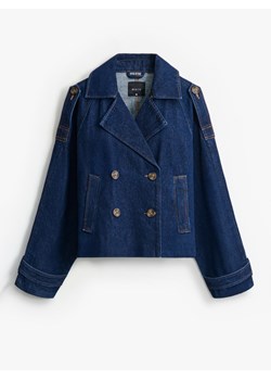 Mohito - Jeansowa kurtka - granatowy ze sklepu Mohito w kategorii Kurtki damskie - zdjęcie 188714308