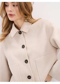 Mohito - Kurtka z wełną - beżowy ze sklepu Mohito w kategorii Kurtki damskie - zdjęcie 188714387