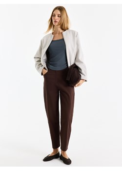 Mohito - Kurtka bomberka z wełną - beżowy ze sklepu Mohito w kategorii Kurtki damskie - zdjęcie 188714407