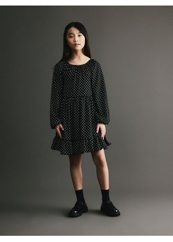 Reserved - Sukienka w groszki - czarny ze sklepu Reserved w kategorii Sukienki dziewczęce - zdjęcie 188714765