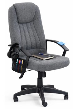 Szare obrotowe krzesło biurowe do komputera W0-H36 ze sklepu Edinos.pl w kategorii Krzesła biurowe - zdjęcie 188715897