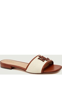 LAUREN RALPH LAUREN Klapki EVERLEY | z dodatkiem skóry ze sklepu Gomez Fashion Store w kategorii Klapki damskie - zdjęcie 188715968