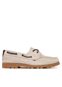 Mokasyny Tommy Hilfiger Light Sde FM0FM05747 Beżowy ze sklepu eobuwie.pl w kategorii Mokasyny męskie - zdjęcie 188716559