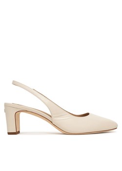 Czółenka LAUREN RALPH LAUREN 802P00096003 Écru ze sklepu eobuwie.pl w kategorii Czółenka - zdjęcie 188716668