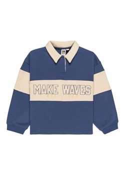 Roxy Bluza Iconic Waves ERGFT04025 Niebieski Boxy Fit ze sklepu MODIVO w kategorii Bluzy chłopięce - zdjęcie 188717365
