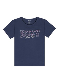 Roxy T-Shirt Lily ERGZT04139 Błękitny Regular Fit ze sklepu MODIVO w kategorii T-shirty chłopięce - zdjęcie 188717537