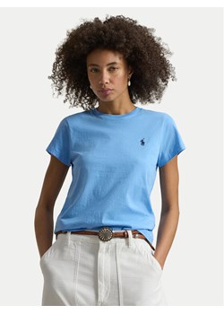 Polo Ralph Lauren T-Shirt 211B14605005 Błękitny Classic Fit ze sklepu MODIVO w kategorii Bluzki damskie - zdjęcie 188717547