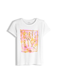 GATE Bawełniana koszulka z nadrukiem 8Y ze sklepu gateshop w kategorii Bluzki dziewczęce - zdjęcie 188719116