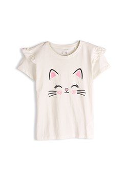 GATE Bawełniana koszulka z nadrukiem 3Y ze sklepu gateshop w kategorii Bluzki dziewczęce - zdjęcie 188719326