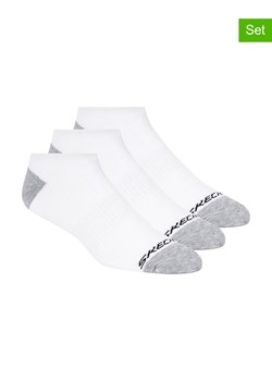 Skechers Skarpety (3 pary) w kolorze białym ze sklepu Limango Polska w kategorii Skarpetki męskie - zdjęcie 188719636