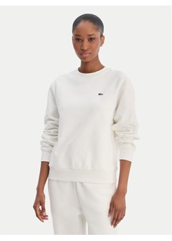 Lacoste Bluza SF5270 Écru Regular Fit ze sklepu MODIVO w kategorii Bluzy damskie - zdjęcie 188719885