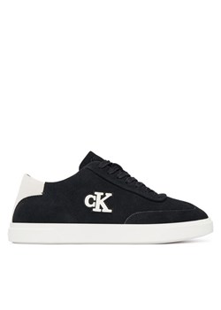 Calvin Klein Sneakersy Low Pro Cups Wt Suede Mg HW0HW03144 Czarny ze sklepu MODIVO w kategorii Buty sportowe damskie - zdjęcie 188719897