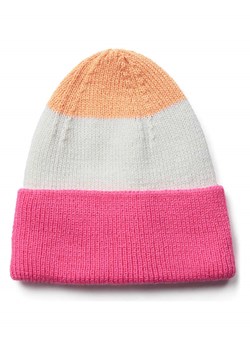 LEGO Czapka beanie "Agan" w kolorze różowo-biało-pomarańczowym ze sklepu Limango Polska w kategorii Czapki dziecięce - zdjęcie 188720997