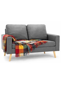 2-osobowa jasnoszara sofa M1-B11 ze sklepu Edinos.pl w kategorii Sofy i kanapy - zdjęcie 188722938