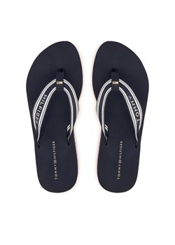 Japonki Tommy Hilfiger Flag Print FW0FW09195 Granatowy ze sklepu eobuwie.pl w kategorii Klapki damskie - zdjęcie 188722988