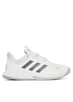 Buty halowe adidas Court Flight KJ3682 Biały ze sklepu eobuwie.pl w kategorii Buty sportowe damskie - zdjęcie 188723165