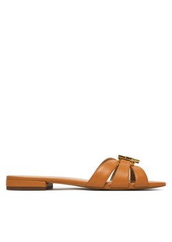 Klapki LAUREN RALPH LAUREN 802982875006 Brązowy ze sklepu eobuwie.pl w kategorii Klapki damskie - zdjęcie 188723168