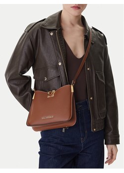 Torebka LOVE MOSCHINO JC4127PP1OLM0200 Brązowy ze sklepu eobuwie.pl w kategorii Listonoszki - zdjęcie 188723239