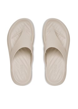 Crocs Japonki Getaway Triangle Flip 212018 Beżowy ze sklepu MODIVO w kategorii Klapki damskie - zdjęcie 188724247