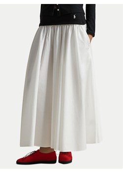 Polo Ralph Lauren Spódnica trapezowa 211A96329002 Biały Regular Fit ze sklepu MODIVO w kategorii Spódnice - zdjęcie 188724256