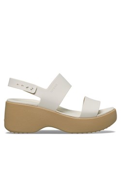 Crocs Sandały Brooklyn Sky Sandal 212250 Beżowy ze sklepu MODIVO w kategorii Sandały damskie - zdjęcie 188724408