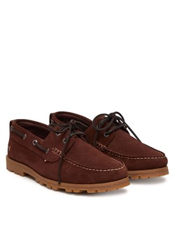 Tommy Hilfiger Mokasyny Light Sde FM0FM05747 Brązowy ze sklepu MODIVO w kategorii Mokasyny męskie - zdjęcie 188724427