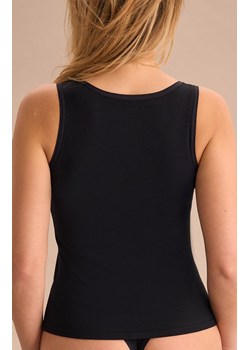 Top damski z delikatnej dzianiny w kolorze czarnym Organic, Kolor czarny, Rozmiar M/L, Marilyn ze sklepu Primodo w kategorii Podkoszulki i halki - zdjęcie 188725976