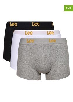 LEE Underwear Bokserki (3 pary) "Harkins" w kolorze czarnym, białym i szarym ze sklepu Limango Polska w kategorii Majtki męskie - zdjęcie 188726028
