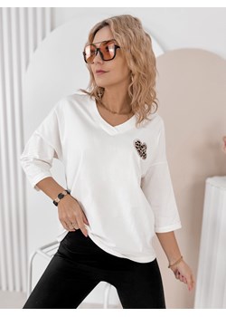 bluzka philipe ecru one size ze sklepu UBRA w kategorii Bluzki damskie - zdjęcie 188726337