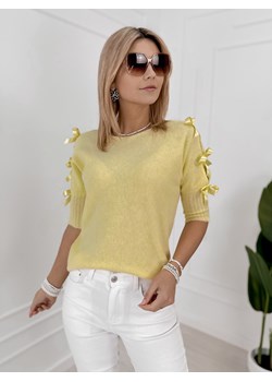 sweter coraline żółty one size ze sklepu UBRA w kategorii Swetry damskie - zdjęcie 188726469