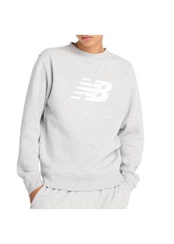 Bluza męska New Balance MT43905AG - szara ze sklepu streetstyle24.pl w kategorii Bluzy męskie - zdjęcie 188726599