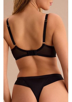 Biustonosz miękki soft z mikrofibry i tiulu Romantica New, Kolor czarny, Rozmiar 65D, Marilyn ze sklepu Intymna w kategorii Biustonosze - zdjęcie 188726757