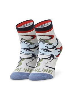 Skarpety długie United Colors Of Benetton 6AO30700Y Szary ze sklepu eobuwie.pl w kategorii Skarpetki dziecięce - zdjęcie 188727488