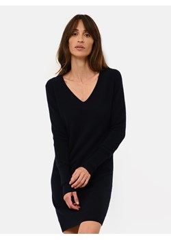Just Cashmere Kaszmirowa sukienka "Tracy" w kolorze granatowym ze sklepu Limango Polska w kategorii Sukienki - zdjęcie 188728416