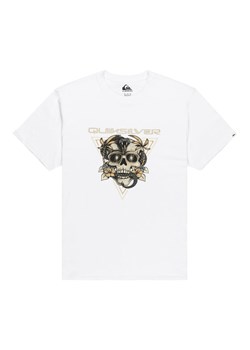 Quiksilver T-Shirt Core Skull EQYZT08176 Biały Regular Fit ze sklepu MODIVO w kategorii T-shirty męskie - zdjęcie 188728519