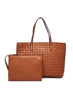 Guess Torebka Sandy HWWG84 18230 Brązowy ze sklepu MODIVO w kategorii Torby Shopper bag - zdjęcie 188728547