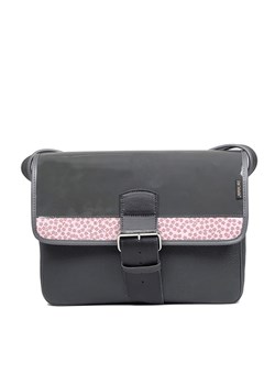 popielata torebka damska  skórzana listonoszka na ramię  Student ze sklepu Słoń Torbalski w kategorii Listonoszki - zdjęcie 188729819