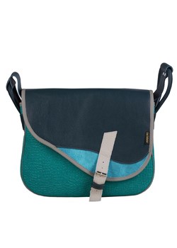 zielona torebka damska skórzana  listonoszka na ramię Freshman ze sklepu Słoń Torbalski w kategorii Listonoszki - zdjęcie 188729868