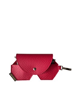 czerwone skórzane etui na okulary ze sklepu Słoń Torbalski w kategorii Etui - zdjęcie 188729869