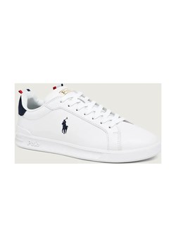 POLO RALPH LAUREN Skórzane sneakersy GROSGRAIN ze sklepu Gomez Fashion Store w kategorii Buty sportowe męskie - zdjęcie 188731275
