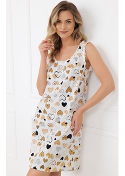 Koszula nocna damska na szerokie ramiączko Soreno, Kolor ecru-wzór, Rozmiar S, Italian Fashion ze sklepu Primodo w kategorii Koszule nocne - zdjęcie 188732859