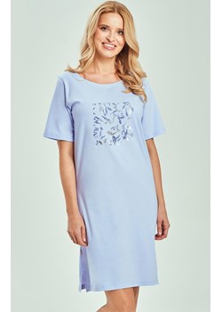 Bawełniana koszula nocna damska błękitna 3554 Valentina, Kolor błękitny, Rozmiar M, Taro ze sklepu Primodo w kategorii Koszule nocne - zdjęcie 188732956