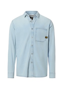 G-Star RAW Męska koszula dżinsowa - Asinart 80Z Denim Mężczyźni Regular Fit Bawełna (100%) light stone jednolity ze sklepu vangraaf w kategorii Koszule męskie - zdjęcie 188733188
