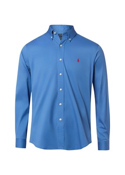 Polo Ralph Lauren Koszula męska Mężczyźni Modern Fit Bawełna (100%) indygo jednolity ze sklepu vangraaf w kategorii Koszule męskie - zdjęcie 188733215