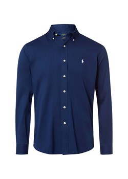 Polo Ralph Lauren Koszula męska Mężczyźni Modern Fit Bawełna (100%) granatowy jednolity ze sklepu vangraaf w kategorii Koszule męskie - zdjęcie 188733216