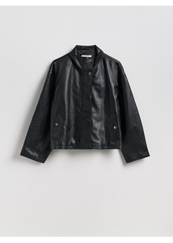 Reserved - Kurtka z owczej skóry - czarny ze sklepu Reserved w kategorii Kurtki damskie - zdjęcie 188733497