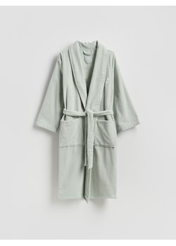 Reserved - Bawełniany szlafrok - jasnozielony ze sklepu Reserved w kategorii Szlafroki damskie - zdjęcie 188733508